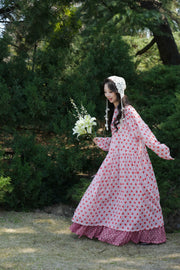 Xin Qing 心晴 Clear Heart Modernized Ming Dynasty Cotton Tieli & Baidiequn Set