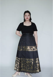 Taozi 桃子 Peach Ming Dynasty Plus Size Mamian Skirt
