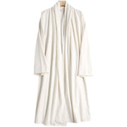 Wu Ji 无迹 Leave No Trace Song & Ming Unisex Cotton Linen Parallel Panel Long Cardigan