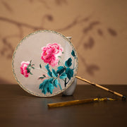 Guqü Tuanshan 古典团扇 Transparent Silk Various Embroidered Round Fans