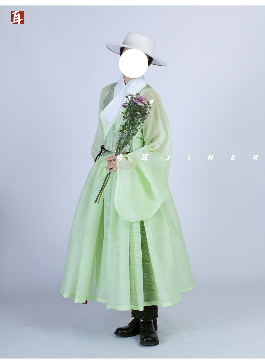 Hong Wudi 洪武帝 Emperor Hong Wu Ming Dynasty Cloud Jacquard Tieli Unisex Robe