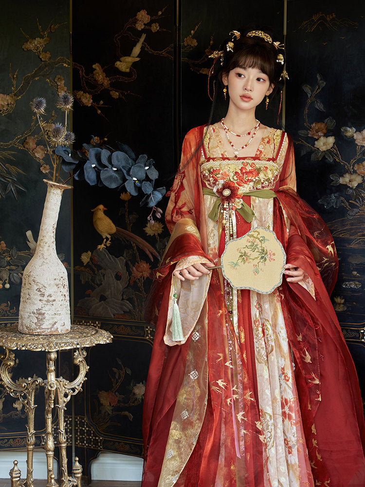 Huoshi Yinhua 火树银花 Silver Fireworks Fantasy Tang Dynasty Qixiong Ruzun & Pibo Full Set