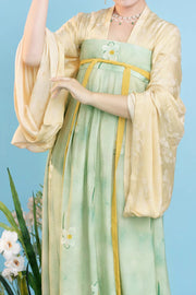 Ning Meng 柠檬 Lemon Fairy Tang Dynasty Qixiong Ruqun Daxiushan Set