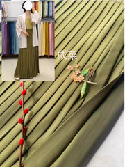 Mashu 麻薯 Mochi Song Dynasty Custom Multi Colored Baidiequn Hundred Pleat Skirt