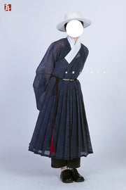 Hong Wudi 洪武帝 Emperor Hong Wu Ming Dynasty Cloud Jacquard Tieli Unisex Robe