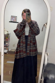 Shiguang Feishi 时光飞逝 Time Flies Modernized Tang Song Plus Size Wool Feijixiu Top & Denim Poqun Skirt Set