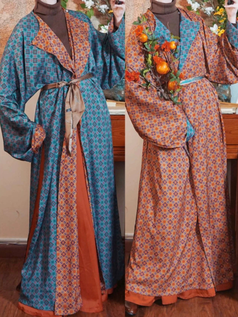 Xing Yue 星月 Moon & Stars Tang Dynasty Double-Sided Unisex Yuanlingpao Robe