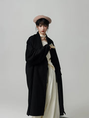 Hou Xue 厚雪 Heavy Snow Modernized Han Dynasty Wool Trench Coat