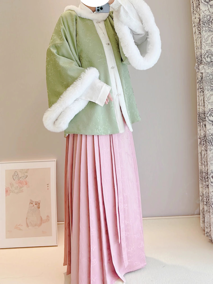 Yue Liang 月亮 Moon Beam Pastel Mamian Skirt