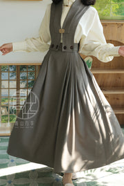 Mimi 秘密 Secret Meeting Modernized Ming Dynasty Majia Vest & Modified Mamian Skirt Set