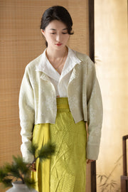 Bleeding Hearts 血心 Modernized Tang Dynasty Tanling Knit Cardigan