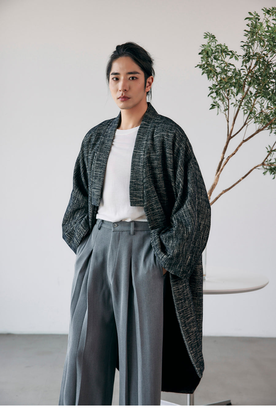 Ping Heng 平衡 Balance Modernized Han Dynasty Men's Zhiju Robe Winter Coat