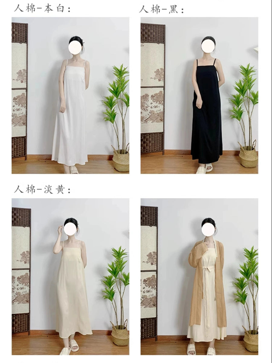 Chen Xi 晨曦 Morning Glow Modernized Song Dynasty Daily Slip Dress