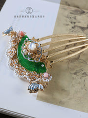 Yu Heng 玉衡 Jade Balance New Chinese Style Hairpin Comb