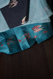 Xian Chun 衔春 Holding Spring Ming Dynasty Sparrow Bijia Long Vest & Mamianqun Skirt Set
