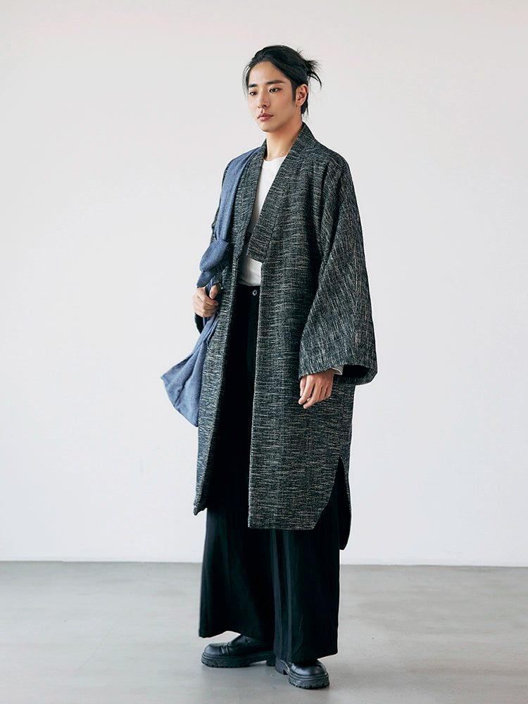 Ping Heng 平衡 Balance Modernized Han Dynasty Men's Zhiju Robe Winter Coat