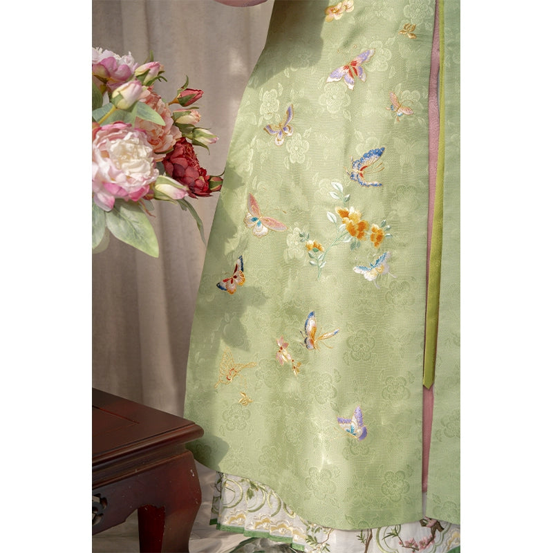 (Presale) Fu Die 福蝶 Auspicious Butterflies Late Ming Bijia Vest