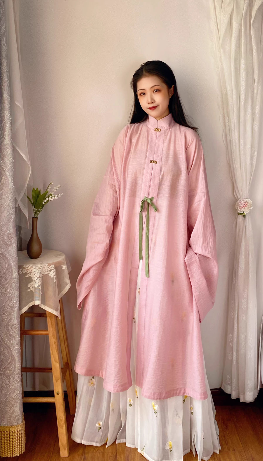 Fenfen 粉粉 Powder Pink Ming Dynasty Liling Duijin Changshan Summer Top