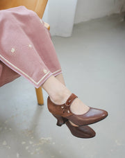 Wine Glass 酒杯 1920s Reproduction Cowhide Leather Shoes