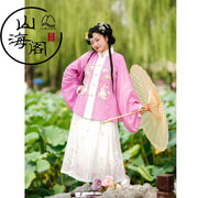 Lei Si 蕾丝 Lacy Bunny Ming Dynasty Plus Size Liling Pipa Sleeve Mamian Aoqun Set