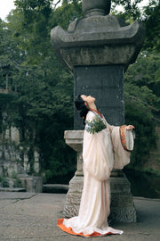 Tian Wen 天问 Asking the Heavens Modernized Warring States Zhiju Straight Hem Robe Set