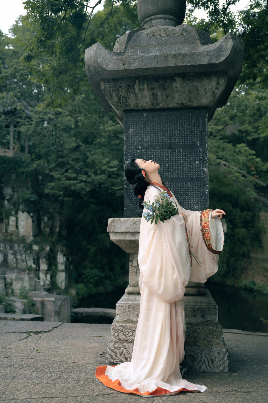 Tian Wen 天问 Asking the Heavens Modernized Warring States Zhiju Straight Hem Robe Set