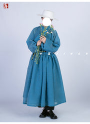 Hong Wudi 洪武帝 Emperor Hong Wu Ming Dynasty Cloud Jacquard Tieli Unisex Robe