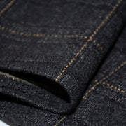 Mo Qi 墨棋 Ink Chess Modernized Early Ming Tweed Pleated Yuanlingpao Round Collar Coat