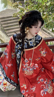 Shu Shen 淑慎 Qing Dynasty Han Woman's Heavy Embroidered Top