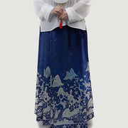 Shanhe Jinxiu 山河锦绣 Splendid Mountains Ming Dynasty Plus Size Mother of Pearl Mamian Skirt