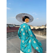 Kong Que 孔雀 Peacock Middle Ming Dynasty Yuanling Chang Ao Round Collar Top