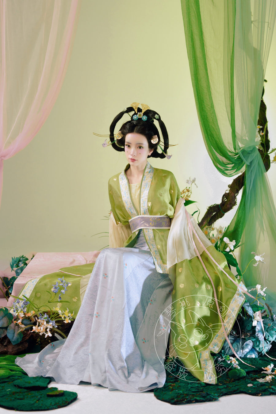Xizhou Qu 西洲曲 Song of Xizhou Northern Wei Dancer Figurine Restoration Ruqun Set