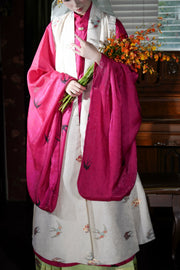 Xian Chun 衔春 Holding Spring Ming Dynasty Sparrow Bijia Long Vest & Mamianqun Skirt Set