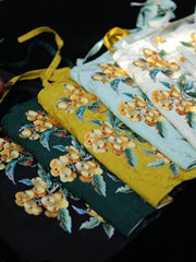 Shan Zha 山楂 Hawthorn Ming Dynasty Hand Embroidered Zhuyao Undergarment