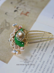 Yu Heng 玉衡 Jade Balance New Chinese Style Hairpin Comb