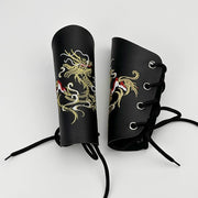 Shouwen Hulan 兽纹护腕 Mythical Beast Braces Hanfu Artificial Leather Accessory