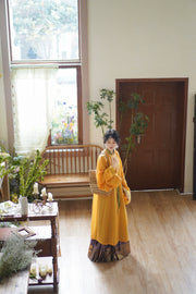 Lan Yè 阑夜 Nightshade Ming Dynasty Liling Duijin Changshan Summer Standing Collar Top