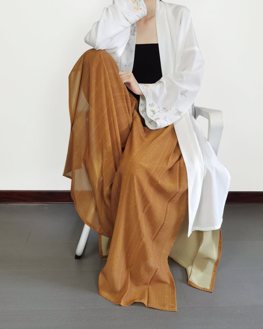 Shu Yu 疏雨 Fuzzy Rain Song Dynasty Custom Easy-Wear Hedangku Songku Trousers