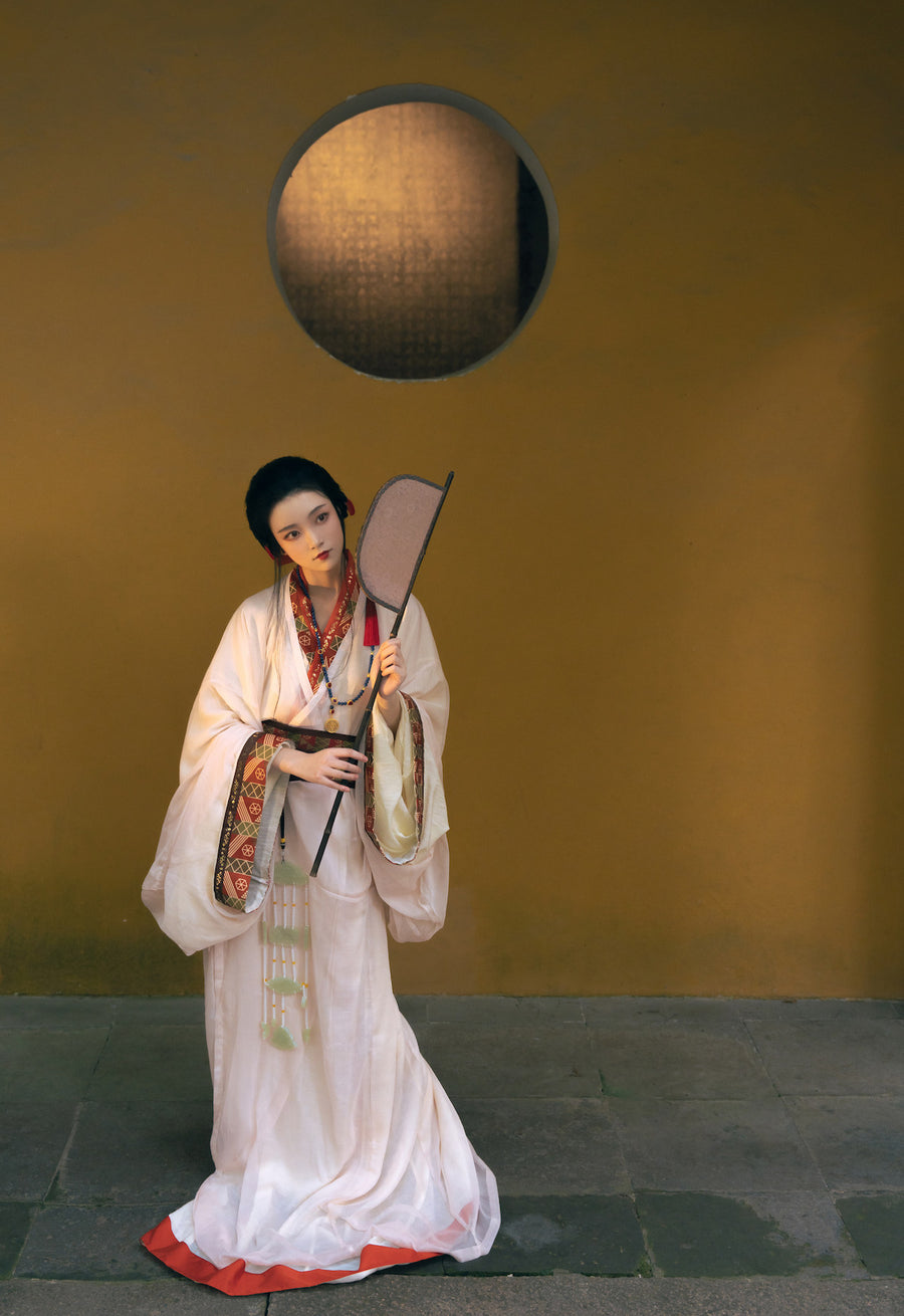 Tian Wen 天问 Asking the Heavens Modernized Warring States Zhiju Straight Hem Robe Set