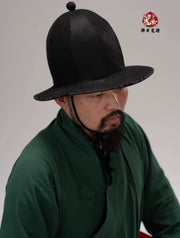 Zhan Qun 战裙 Soldier's Overskirt Ming Dynasty Restoration Cotton Tieli & Hat Set