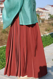 Zitan 紫檀 Rosewood Ming Dynasty Solid Color Everyday Mamian Qun Horse Face Skirt