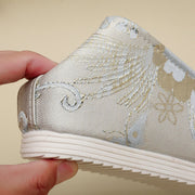 Shanhui Jiao 珊瑚礁 Coral Reef Song Ming Floral Brocade Pearl Flower Qiao Tou Shoes