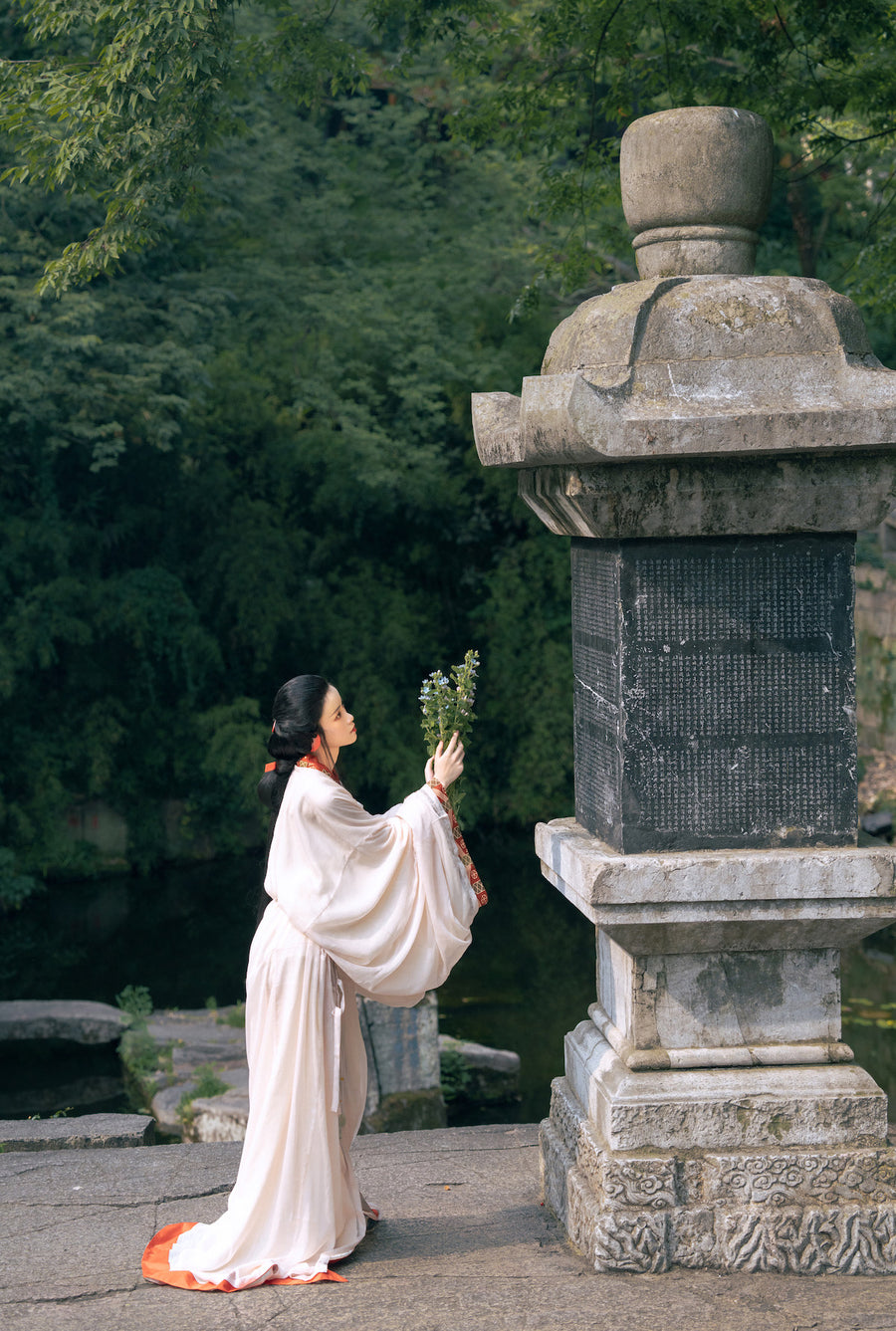 Tian Wen 天问 Asking the Heavens Modernized Warring States Zhiju Straight Hem Robe Set