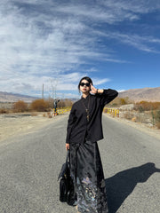 Shanhe Jinxiu 山河锦绣 Splendid Mountains Ming Dynasty Plus Size Mother of Pearl Mamian Skirt