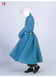Hong Wudi 洪武帝 Emperor Hong Wu Ming Dynasty Cloud Jacquard Tieli Unisex Robe