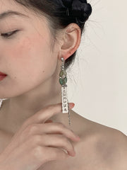 Jiu Xiao 九霄 Nine Heavens New Chinese Style Rune Tag Earrings