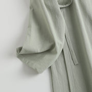 Luo Ying 落英 Falling Petals Song & Ming Pure Cotton Jiaoling Changshan Long Top