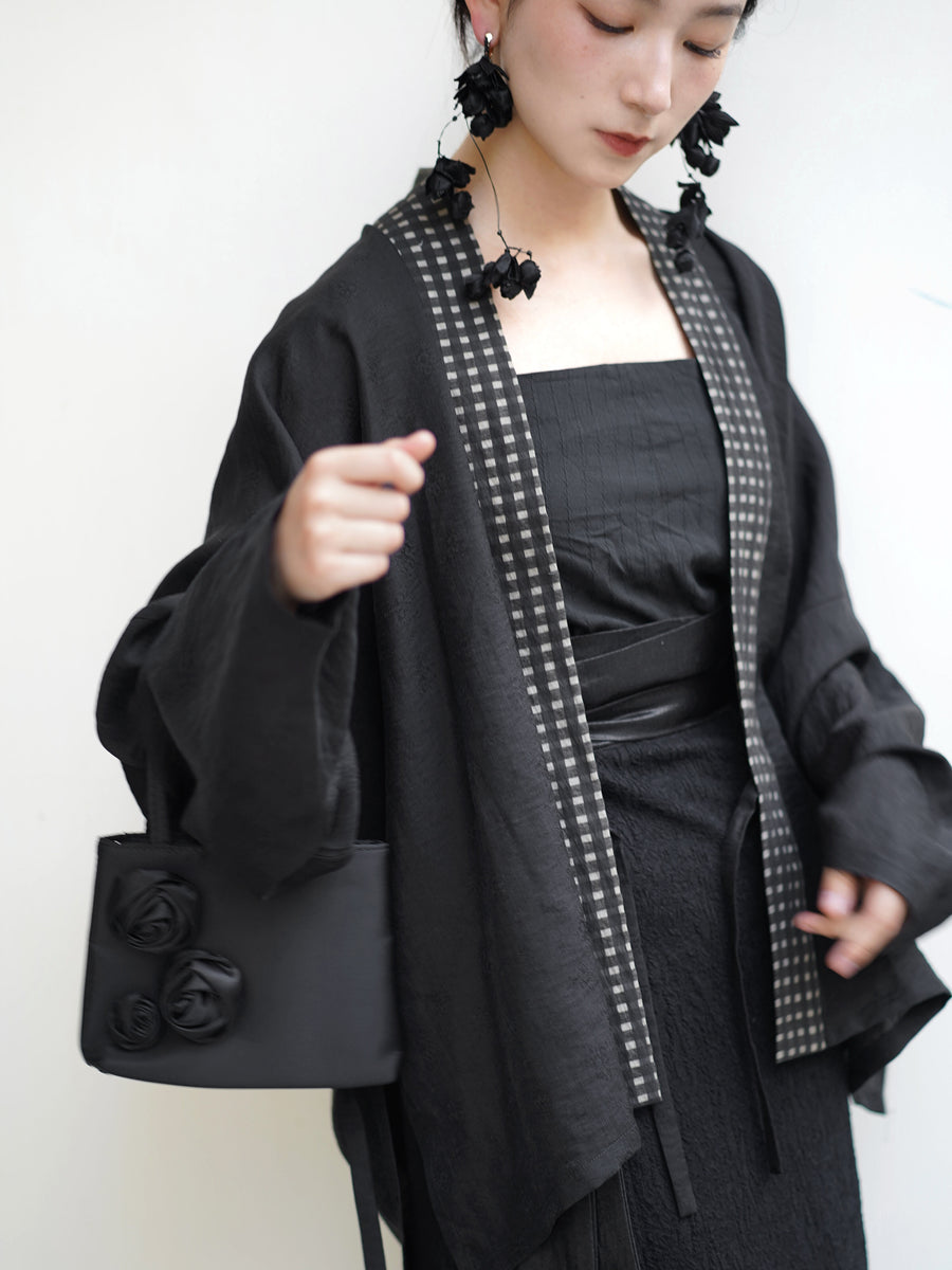 Hei Tong 黑瞳 Black Irises Modernized Song Dynasty Feijixiu & Liangpianqun Two Panel Skirt Ruqun Set