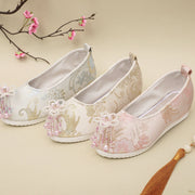 Shanhui Jiao 珊瑚礁 Coral Reef Song Ming Floral Brocade Pearl Flower Qiao Tou Shoes