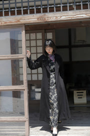 Mu Feng 沐风 Pure Wind 1930s Inspired Wool Blend A-line Trench Coat